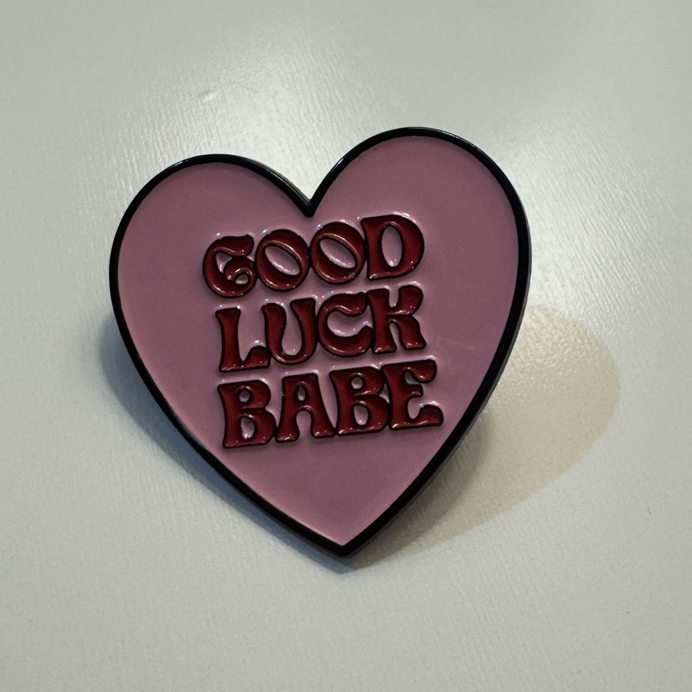 Good Luck Babe x Pink Pony Club Pins - Picture 2 of 5